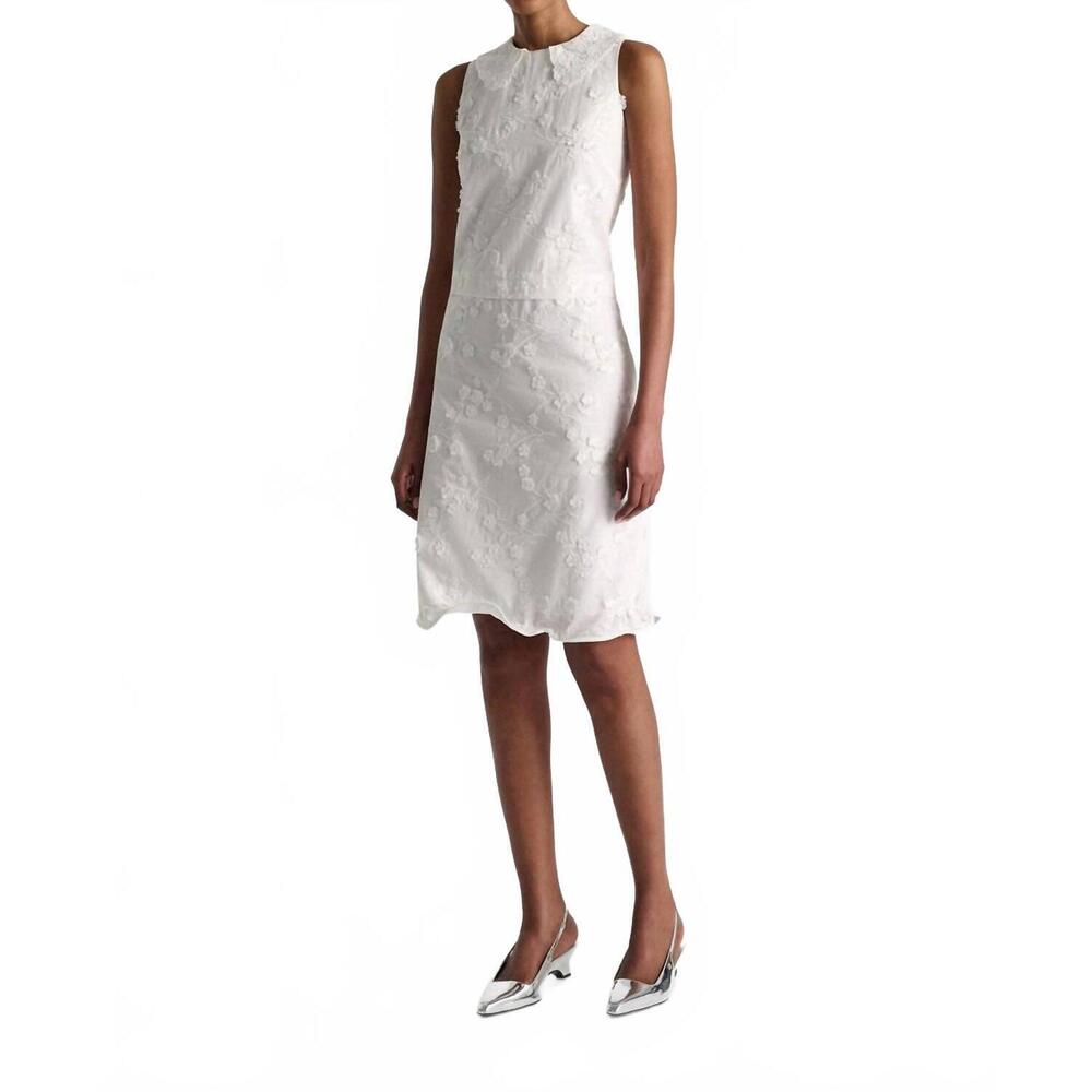NEW DOROTHEE SCHUMACHER light volumes dress in camellia white